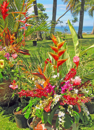 Maui Tropical Arrangements from Fukushima Flowers