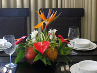 Maui event tropical flowers