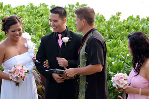 Wedding Party, showing boutonniere